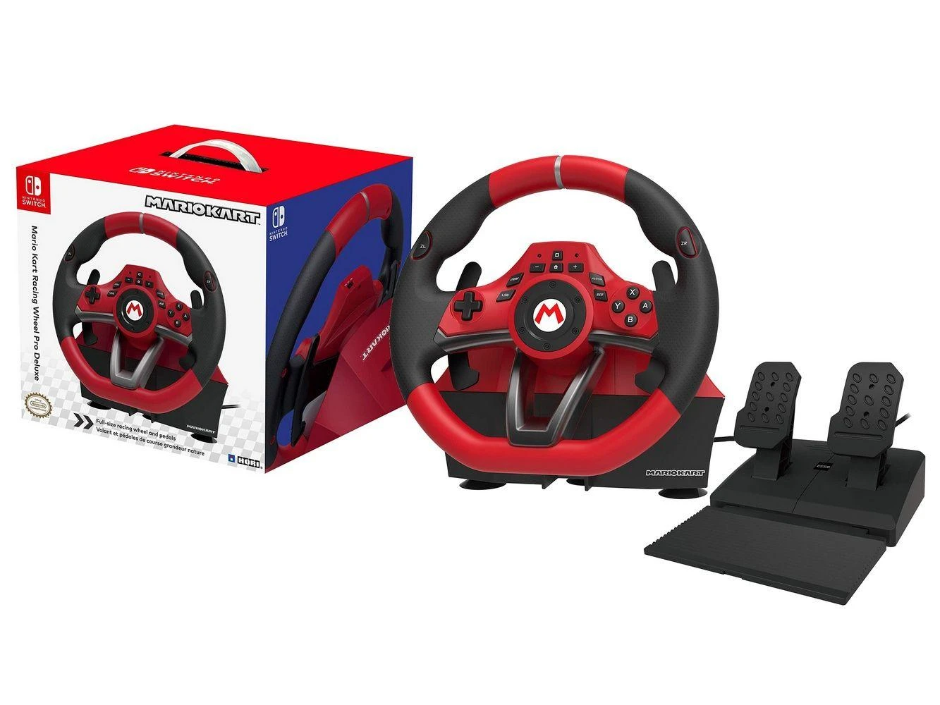 HORI Mario Kart Racing Wheel Pro Deluxe, skirtas Nintendo Switch |