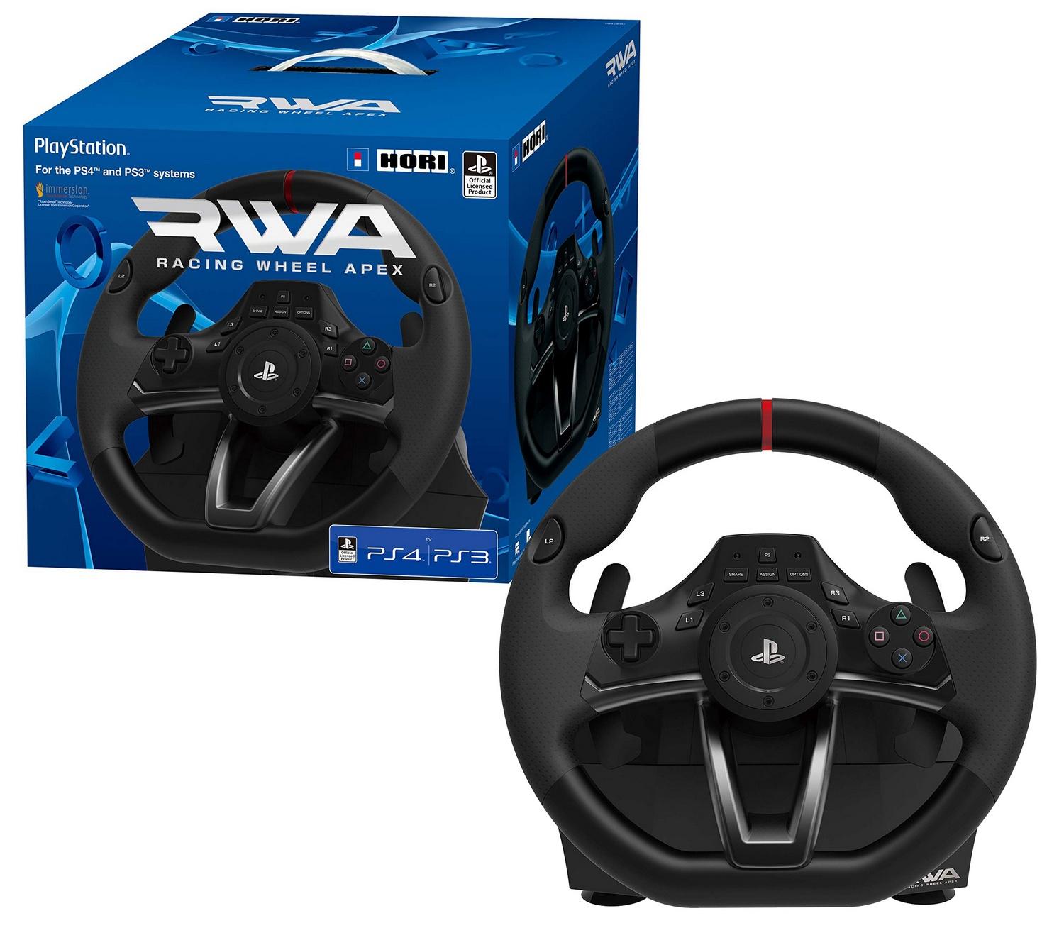 HORI RWA Racing Wheel Apex vairas Licensed by Sony PS3 / PS4 / PC Varle.lt