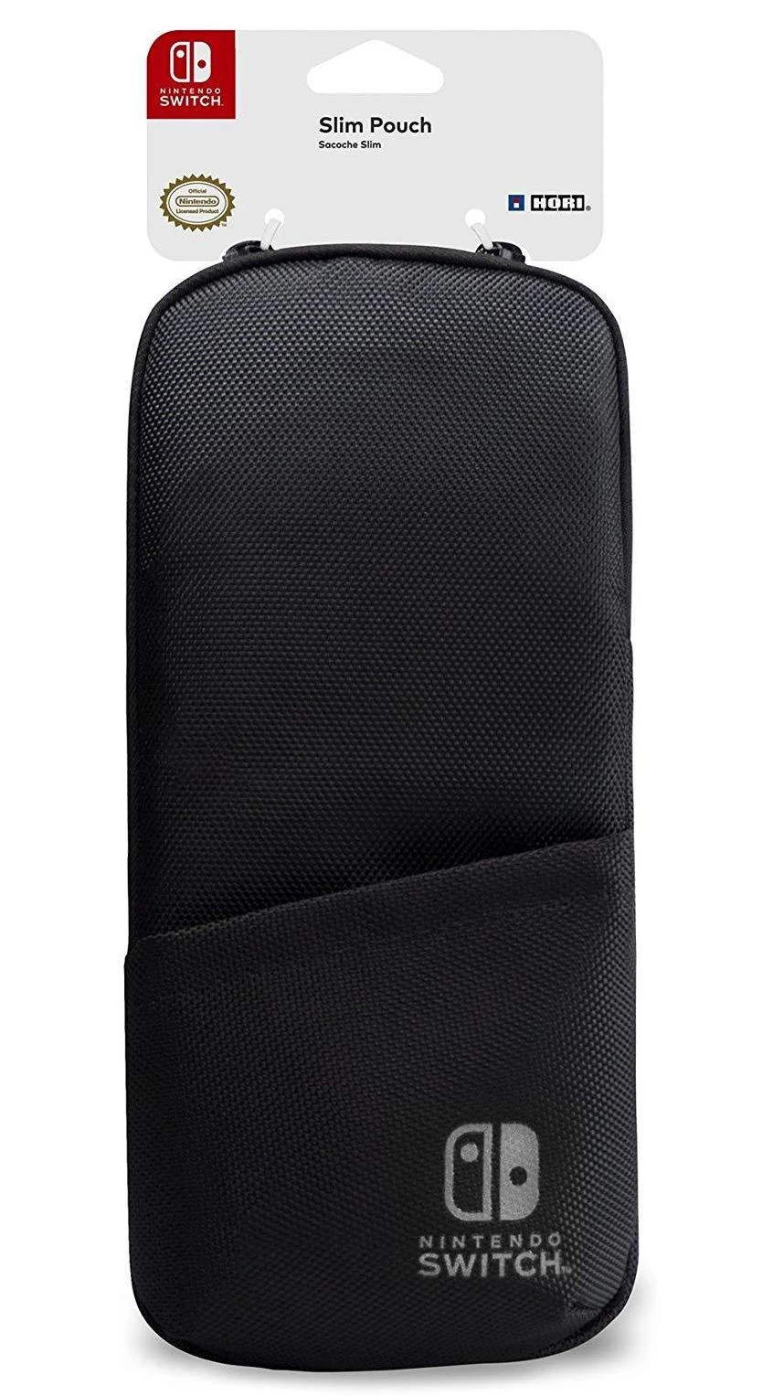 HORI Slim Pouch dėklas skirtas Nintendo Switch (juodas)