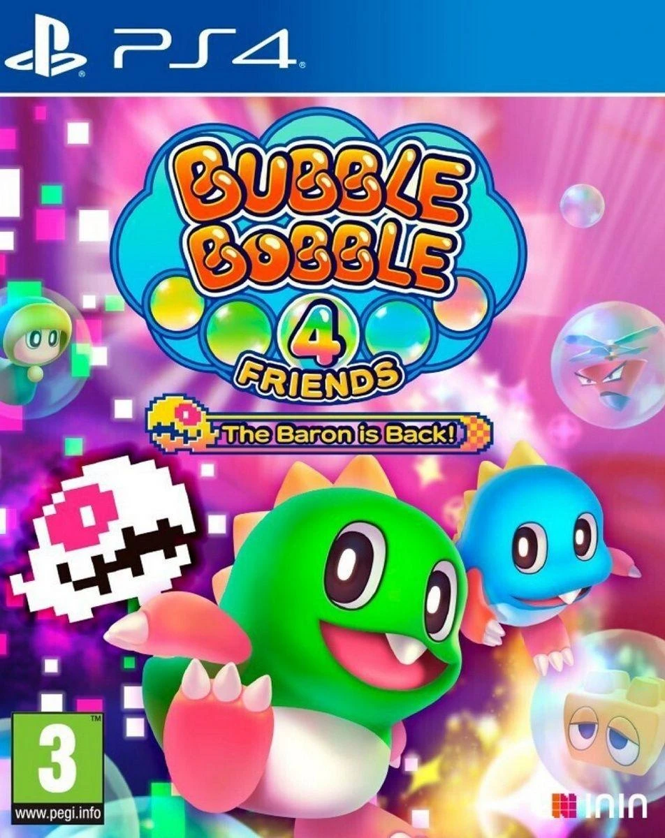 „Bubble Bobble 4 Friends“ Baronas grįžo! – „PlayStation 4“