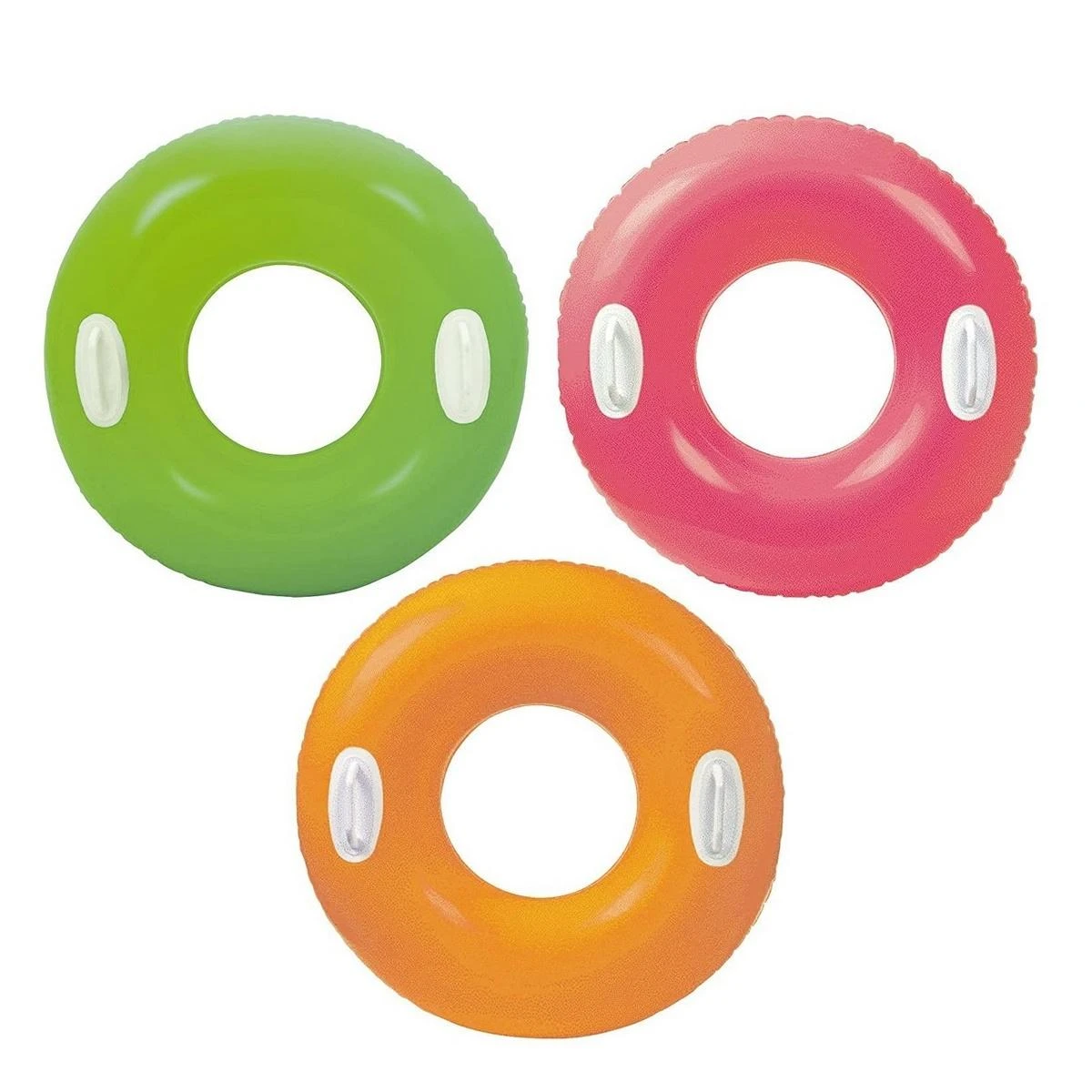 Intex Hi-Gloss Tubes plaukimo žiedas, 3 spalvos (atsitiktinė spalva)