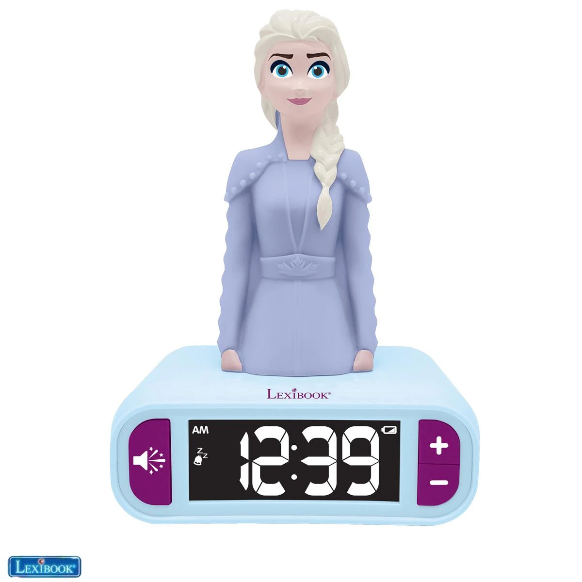 Lexibook Kraina lodu Elsa Žadintuvas 3D su Lampką