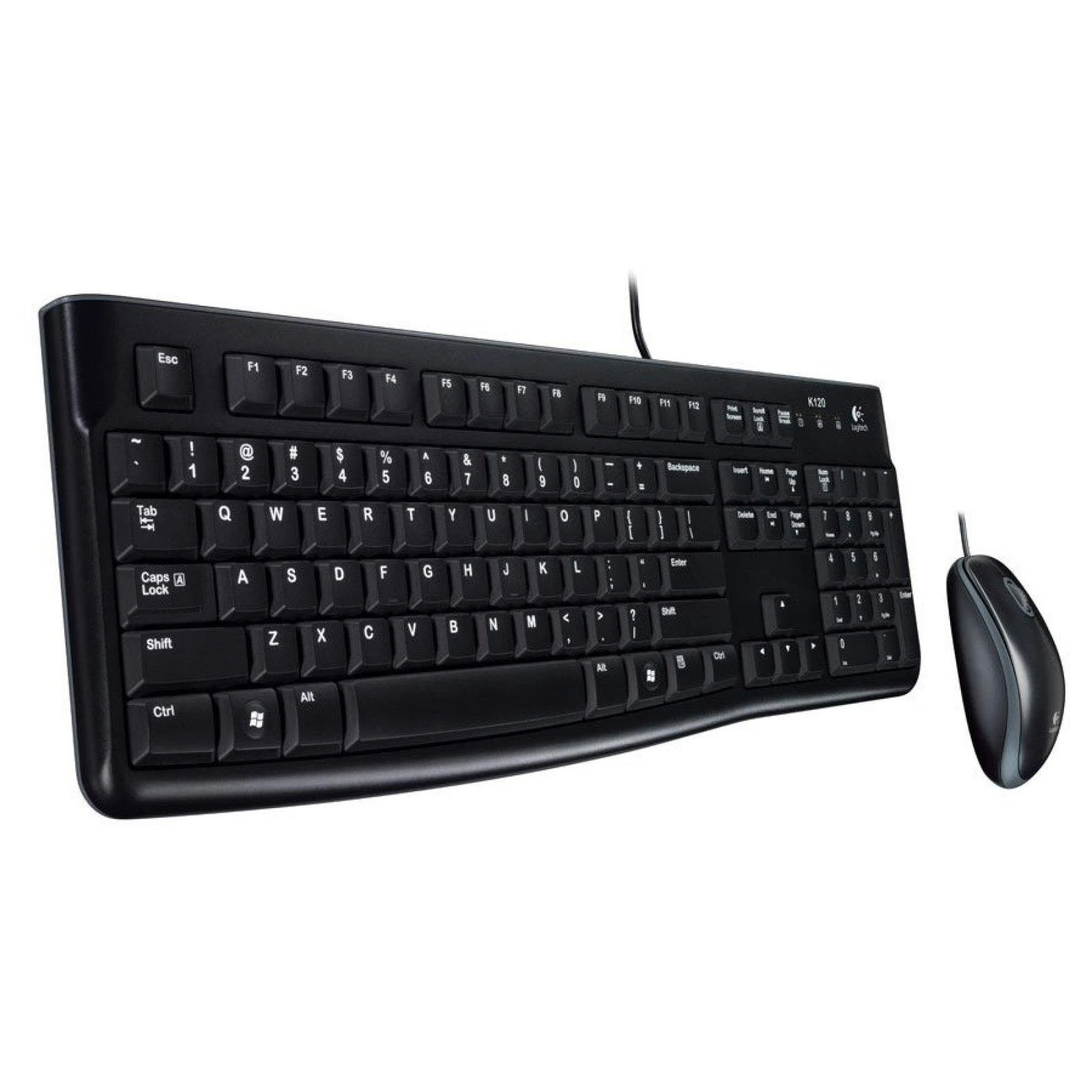 Laidinis klaviatūros ir pelės komplektas Logitech MK120, RUS išdėstymas