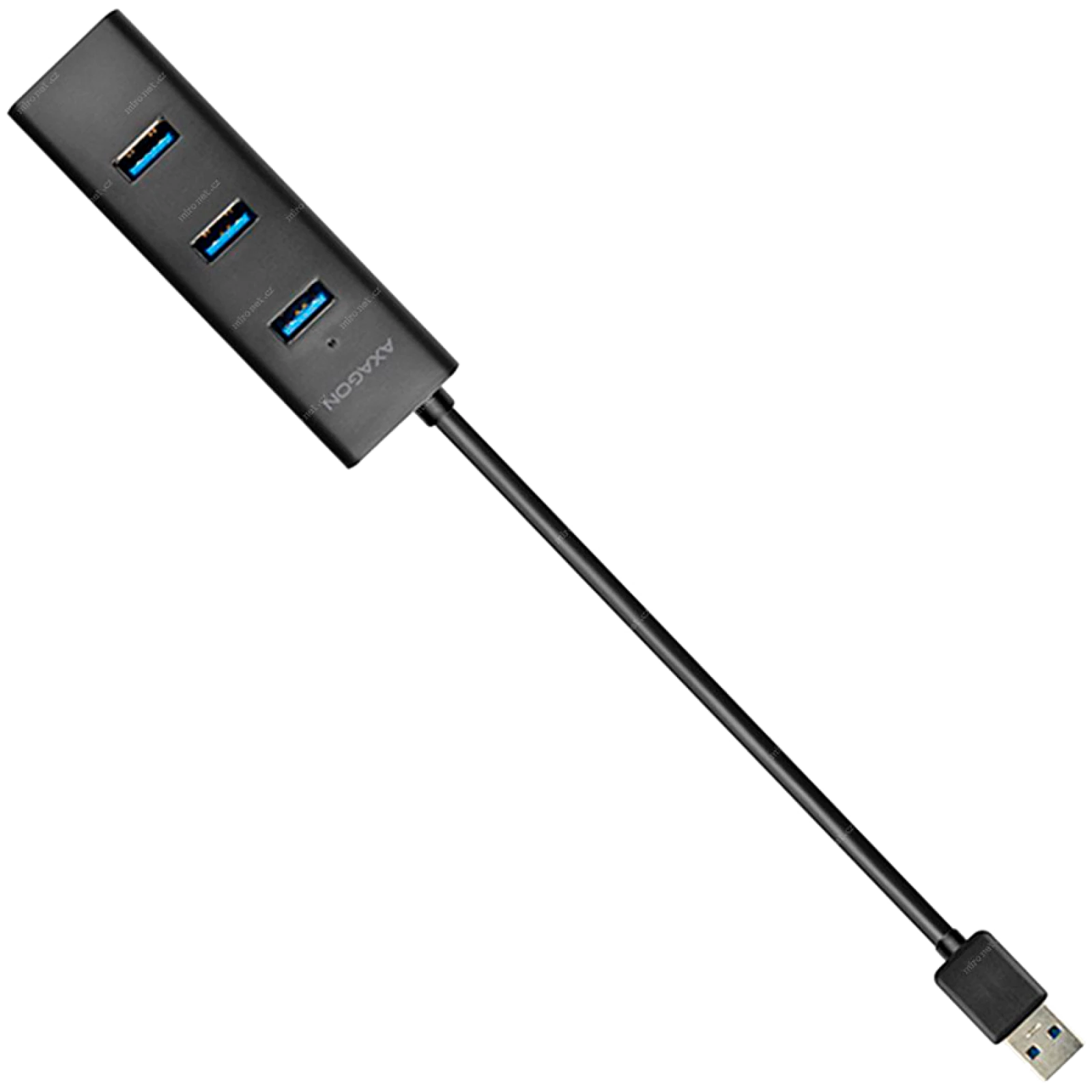 AXAGON HUE-S2B 4x USB3.0 įkrovimo šakotuvas, MicroUSB įkrovimo jungtis