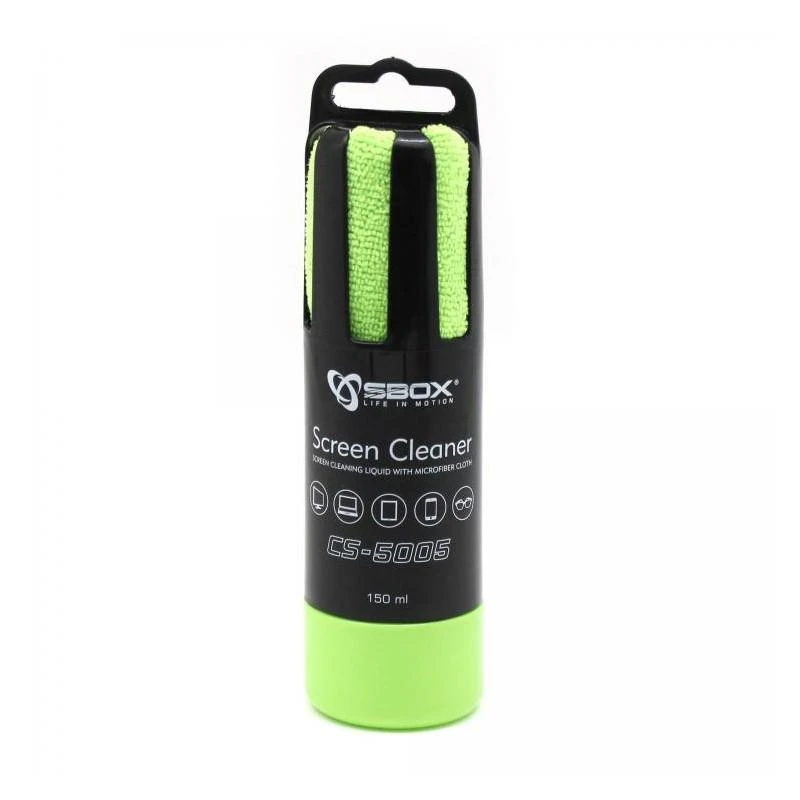 Sbox Technology Sbox CS-5005G ekrano valiklis 150ml Žalias