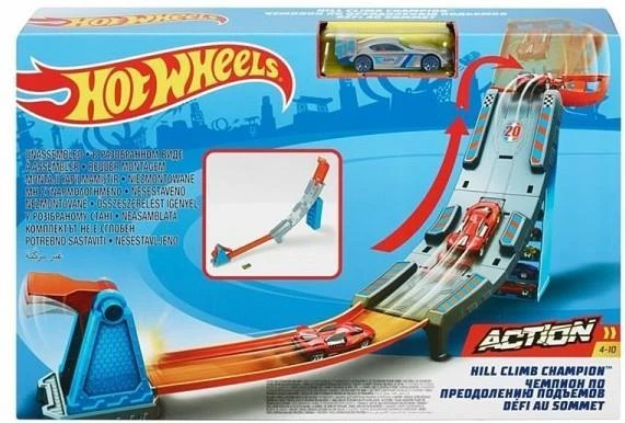 Mattel Žaislinis Hot Wheels lenktynių rinkinys Rywalizacja Mistrzów GBF83
