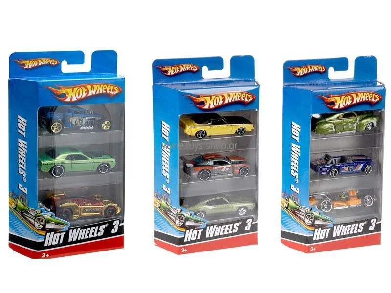Mattel HOT WHEELS trijų automobilių rinkinys, K5904