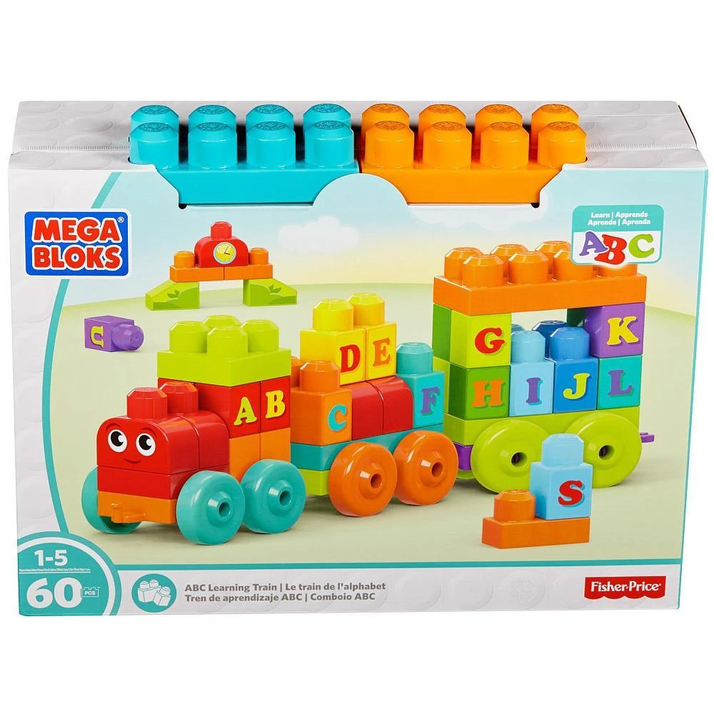 Žaislinis traukinys Mega Bloks DXH35 (60 detalių)