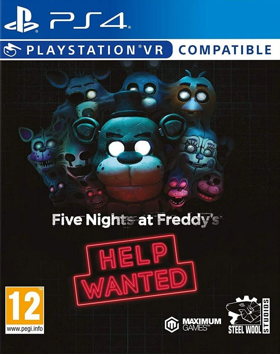 Maksimalus žaidimų skaičius Five Nights at Freddy's: Pagalba ieškoma PS4