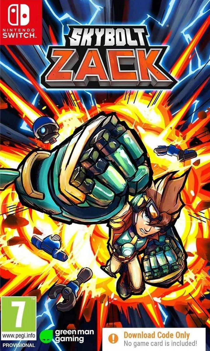 „Skybolt Zack“ (kodas dėžutėje) – „Nintendo Switch“