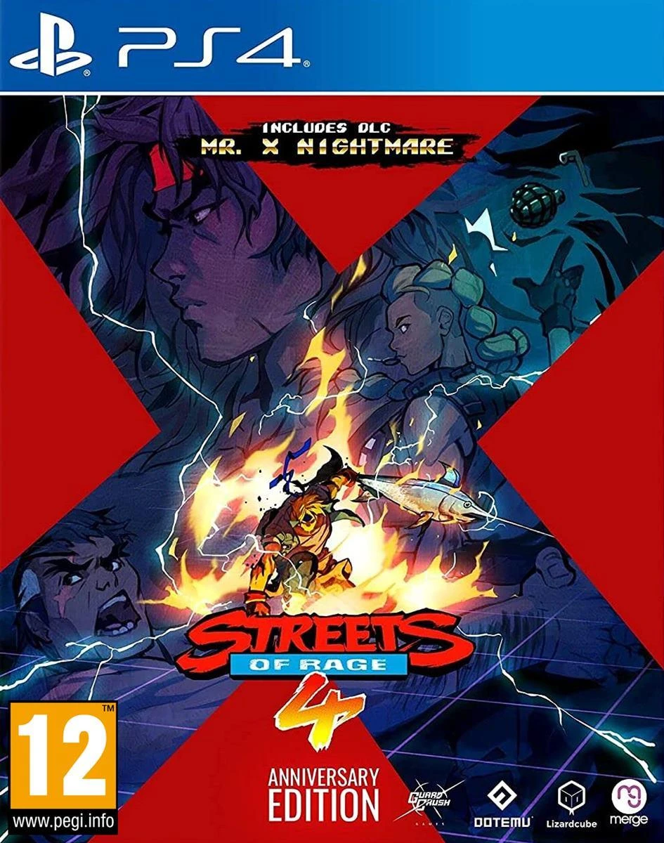 Sujunkite žaidimus Streets Of Rage 4 Anniversary Edition PS4