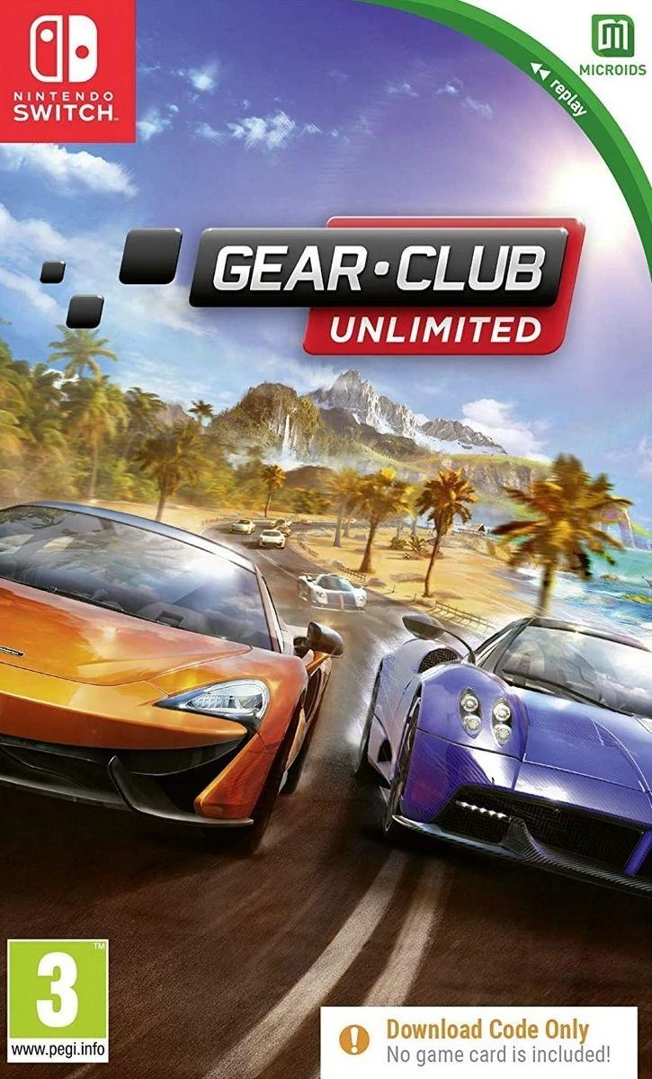 „Gear Club Replay“ (kodas dėžutėje) – „Nintendo Switch“