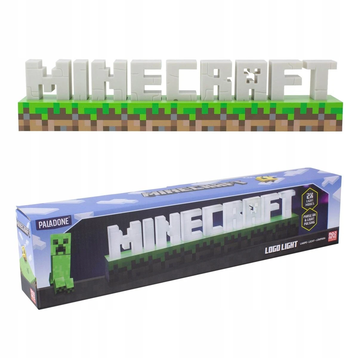 Paladone Minecraft Logo lempa