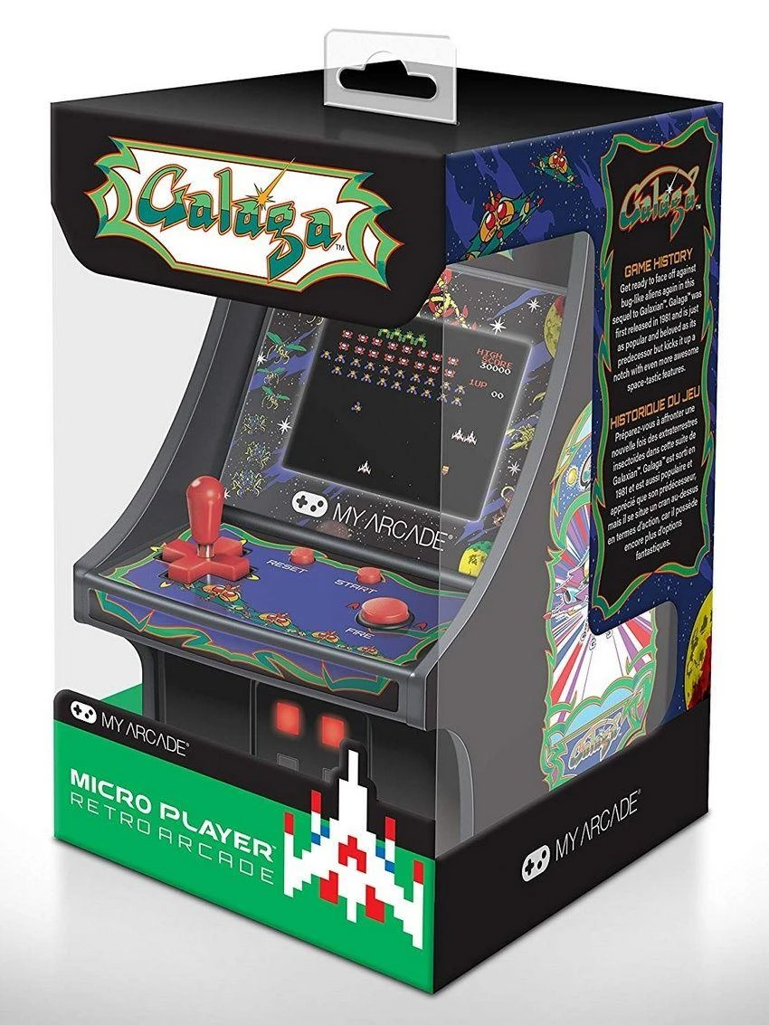 Kompiuterinė Konsolė My Arcade Micro Player Galaga 6,75"