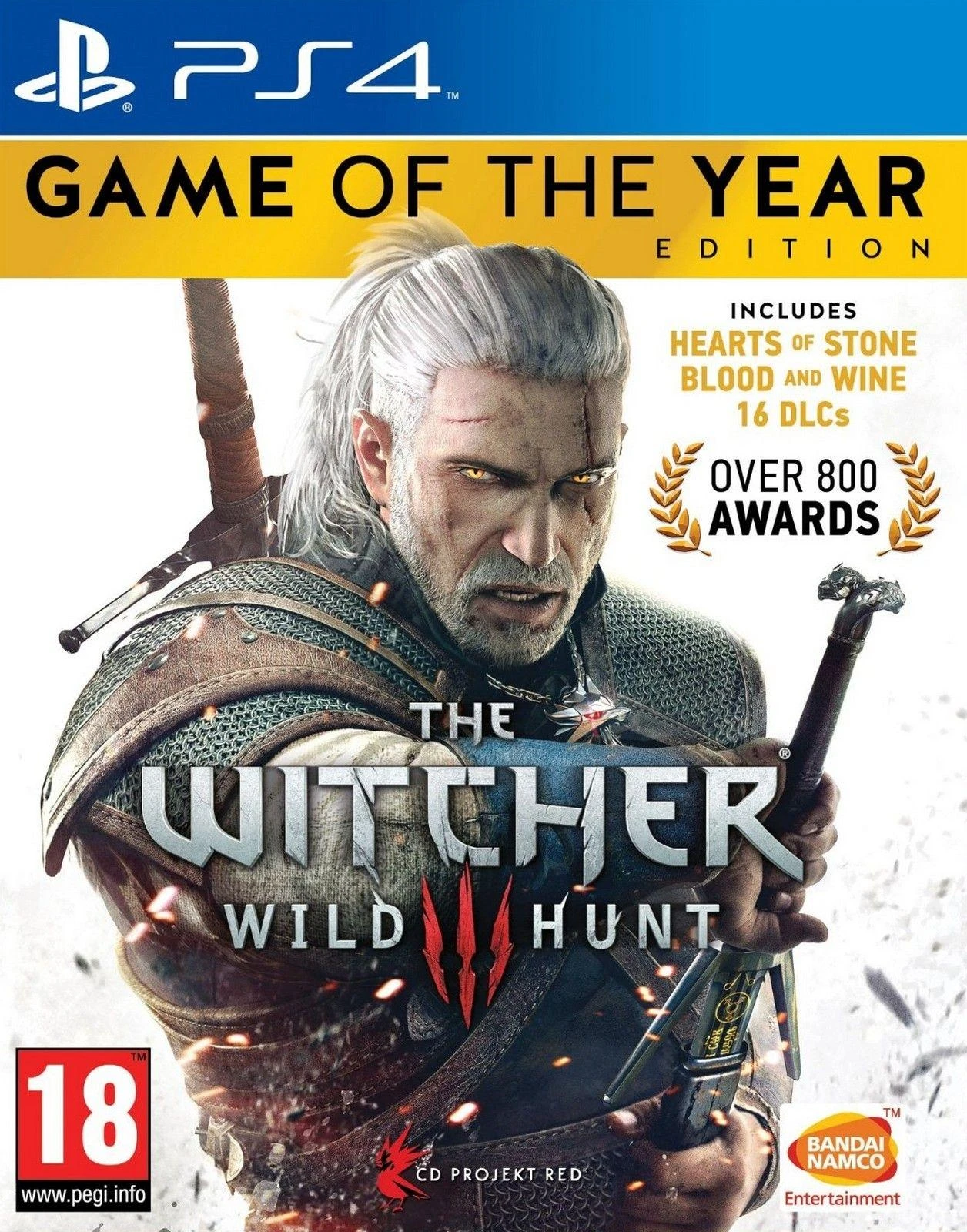 CD Project The Witcher 3: Wild Hunt GOTY PS4