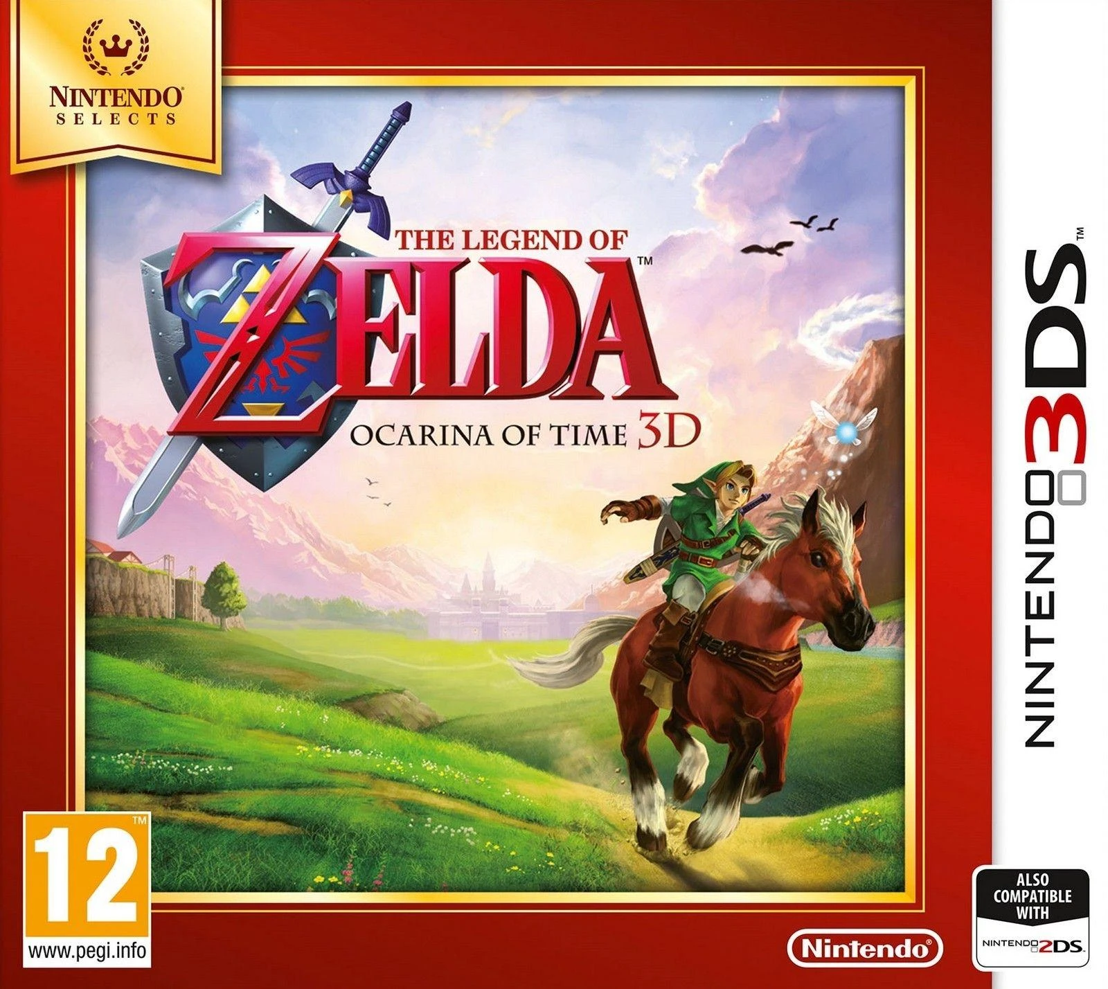 „The Legend of Zelda: Ocarina of Time 3D“ (pasirinkta) – „Nintendo 3DS“.