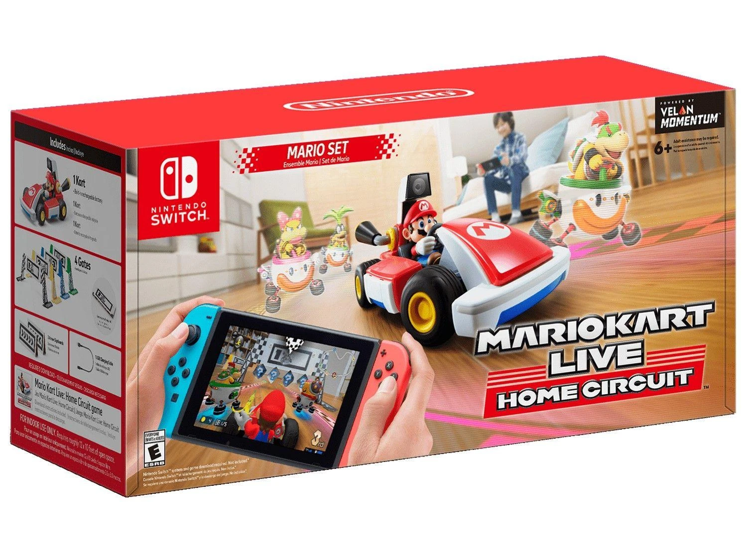 Nintendo Mario Kart Live Home Circuit Mario mašinėlės rinkinys