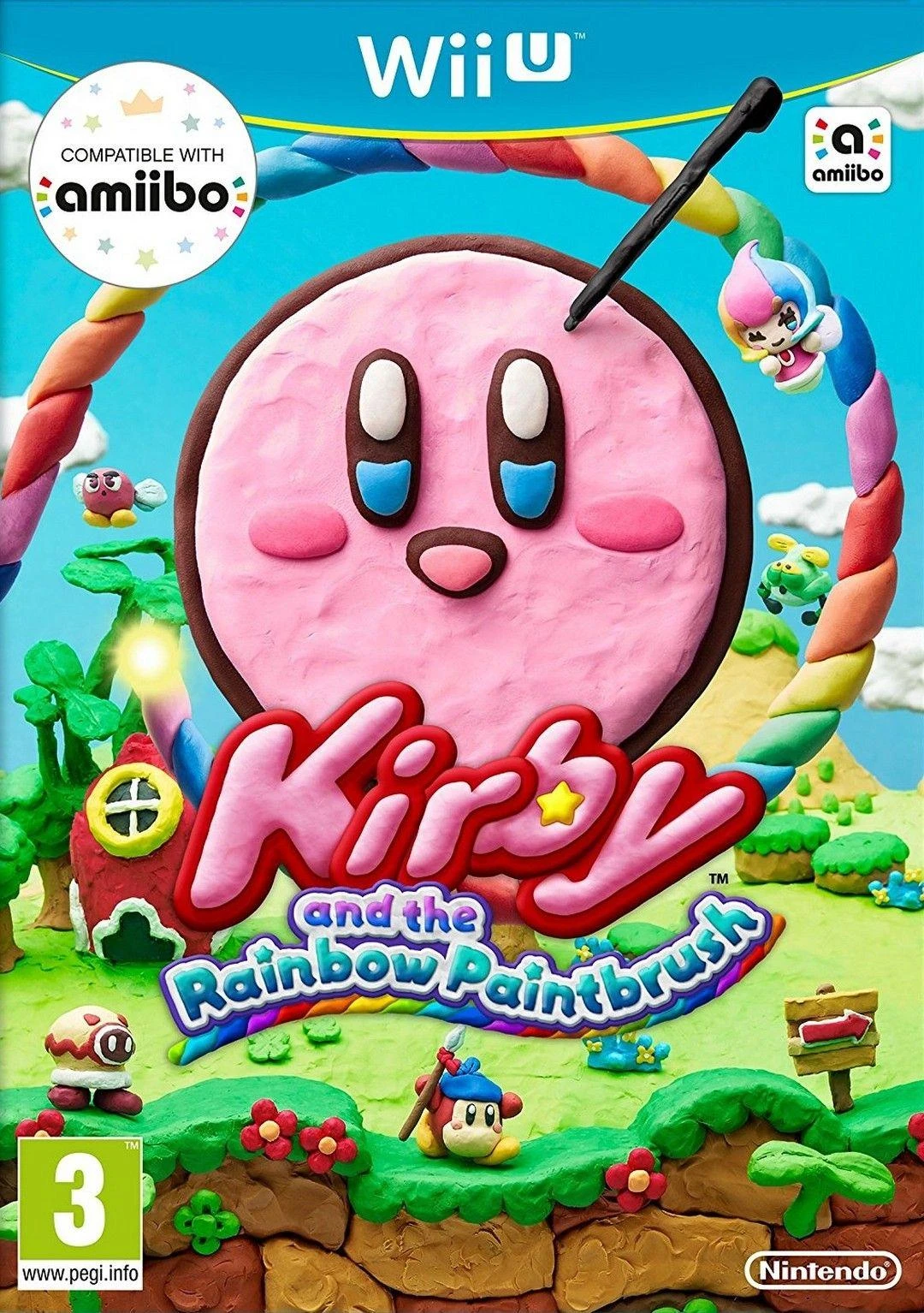 Kirby ir vaivorykštės teptukas (Wii U)