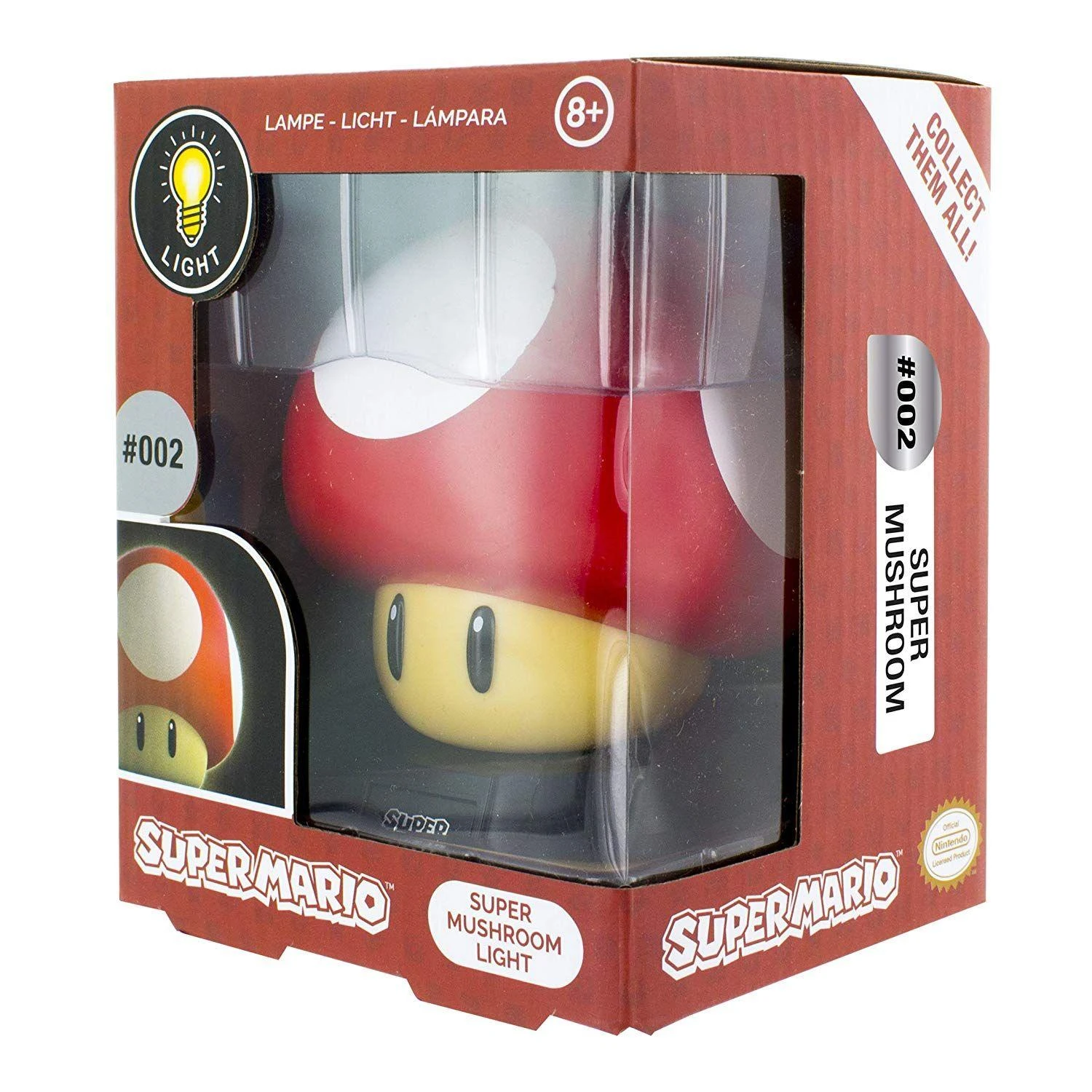 Paladone Super Mario Bros Mushroom Icon lempa