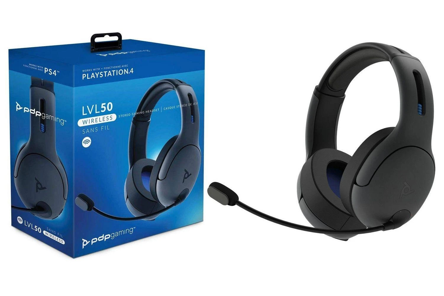 PDP LVL50 bevielės ausinės PS4/PS5