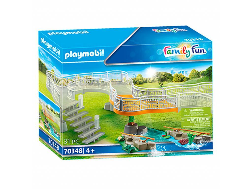 70348 PLAYMOBIL® Family Fun Zoologijos sodo apžvalgos tiltelio pratęsimas