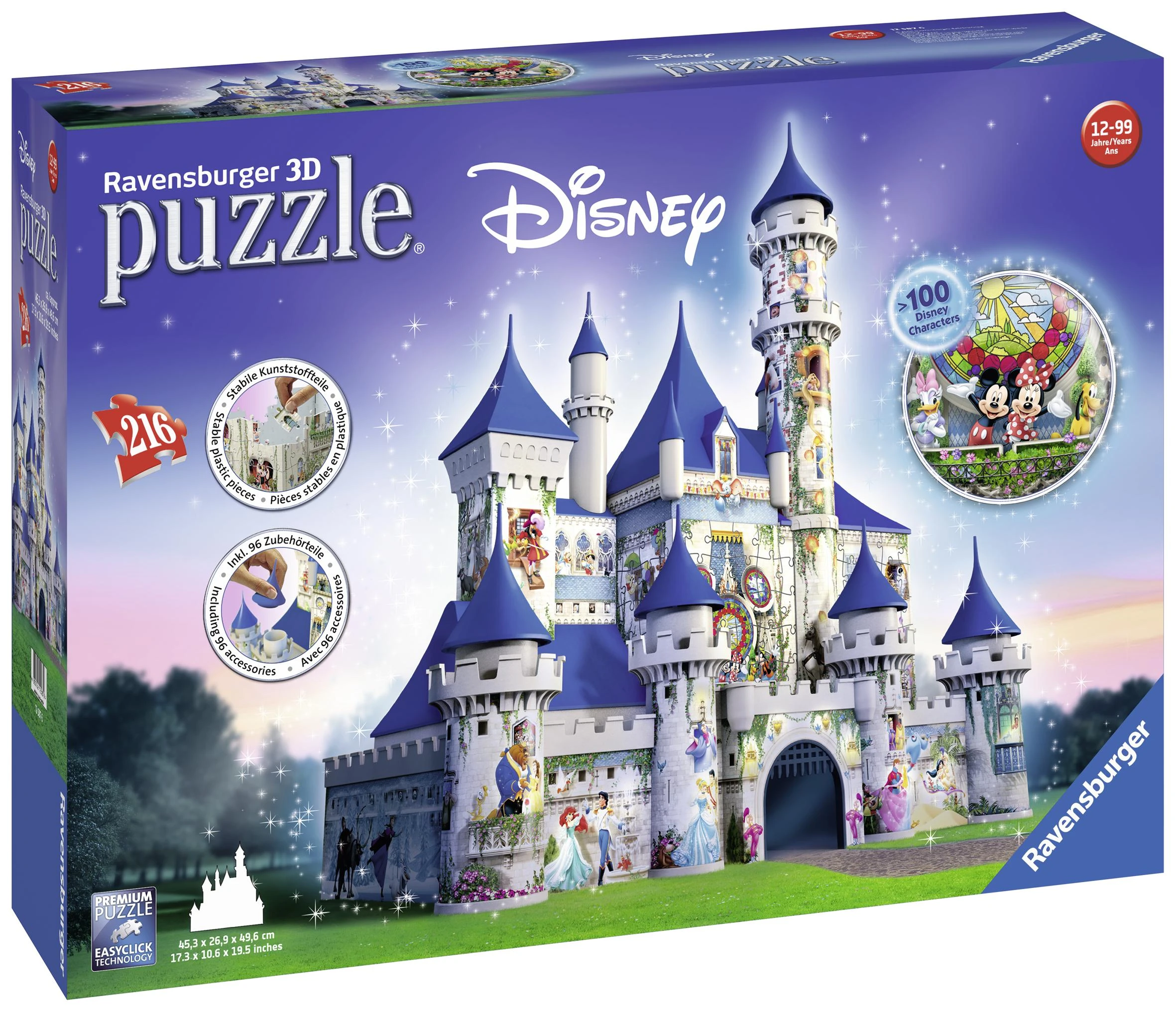 3D Puzzle Disney Castle - RAVENSBURGER dėlionė
