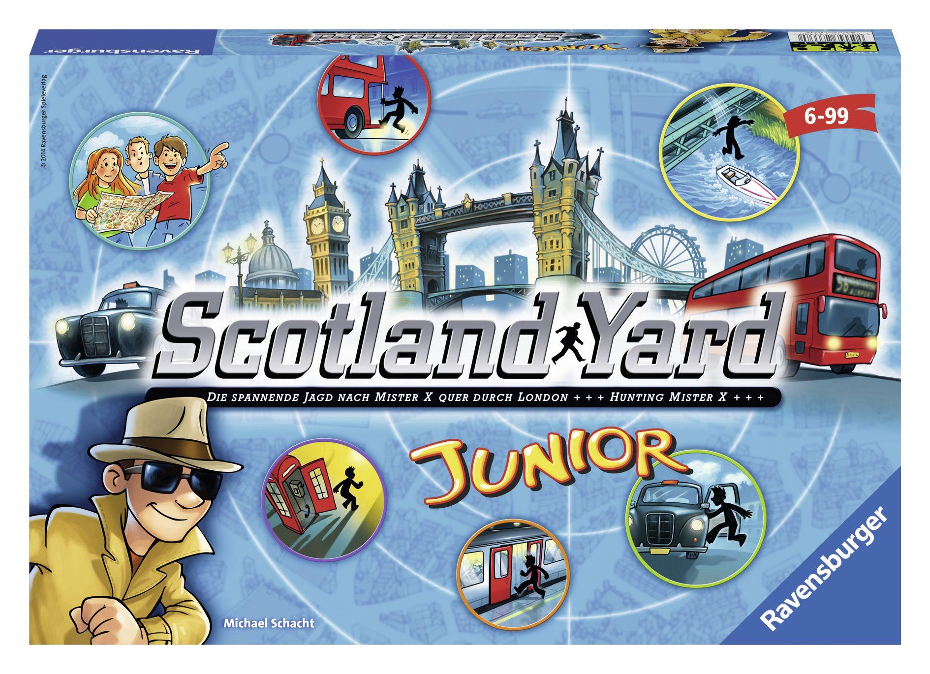 Ravensburger stalo žaidimas „Scotland Yard Junior“, 2–4 žaid., nuo 6 m.
