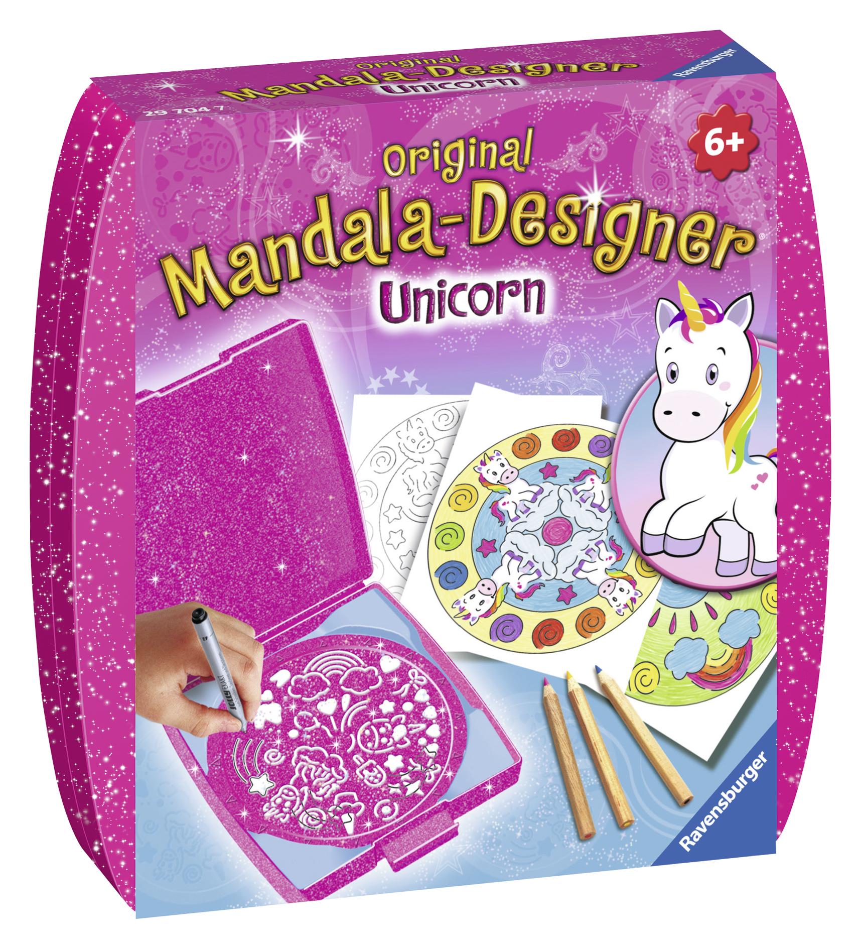 Ravensburger kūrybinis rinkinys „Mini Mandala-Designer: Vienaragis“, nuo 6 m.