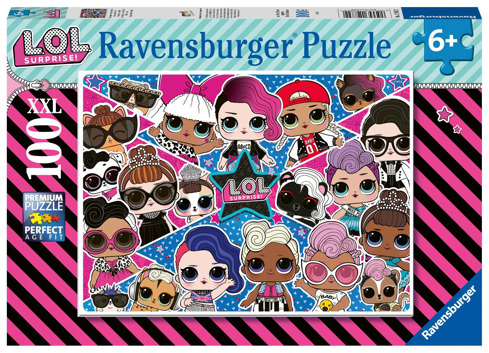 Ravensburger Dėlionė 100 vnt. - LOL Surprise