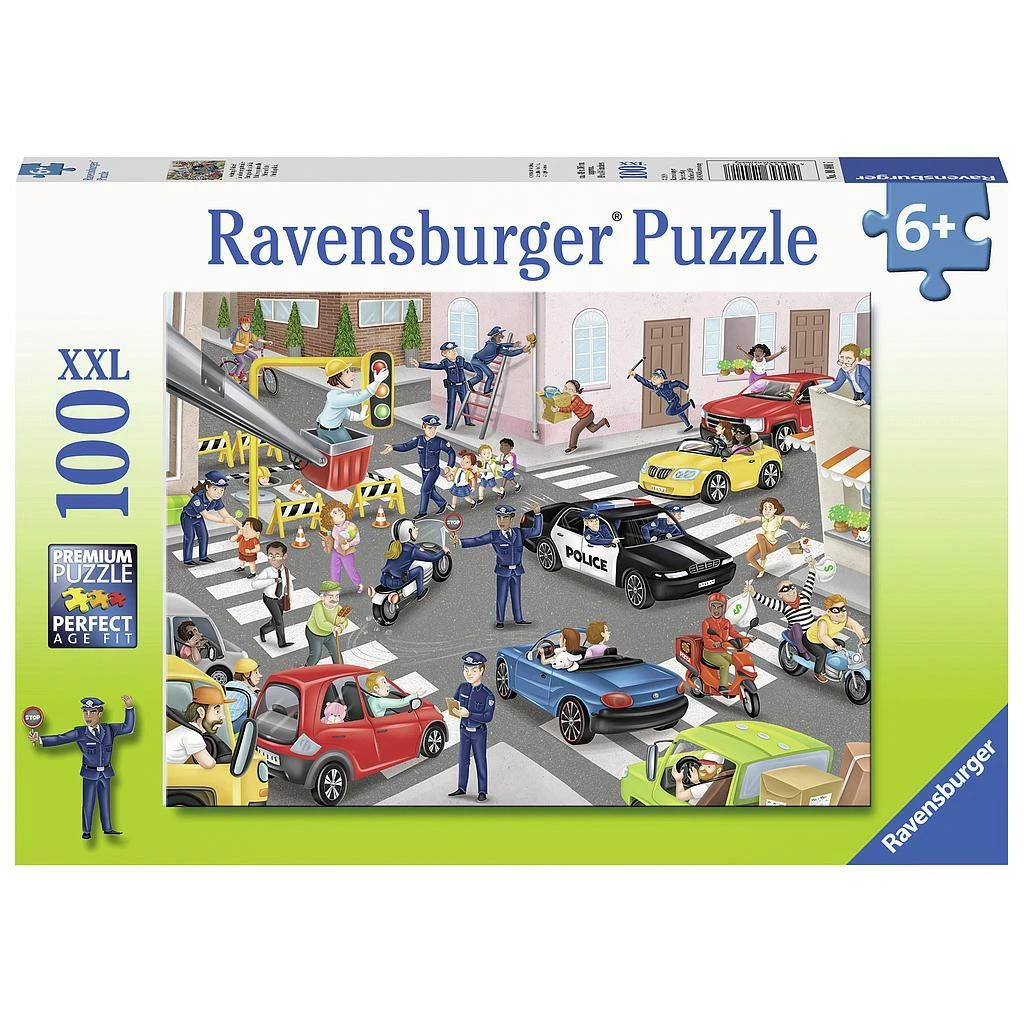 Police on Patrol 100 Piece Puzzle - RAVENSBURGER dėlionė