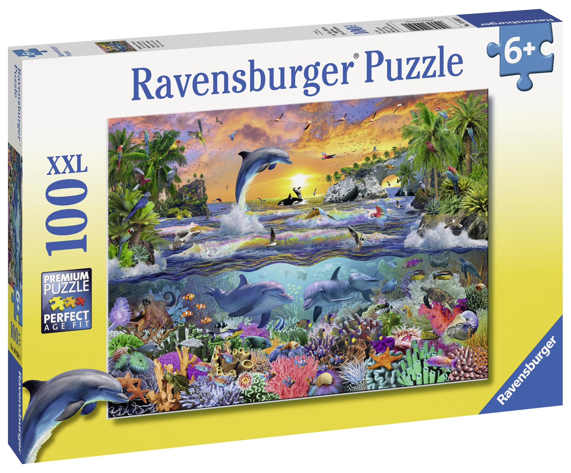 Ravensburger Dėlionė 100 vnt. - Delfinai aprašymas - Prekės nuotrauka