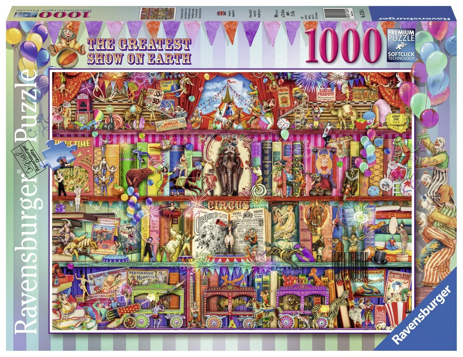 The Greatest Show on Earth 1000 Piece Puzzle - RAVENSBURGER dėlionė
