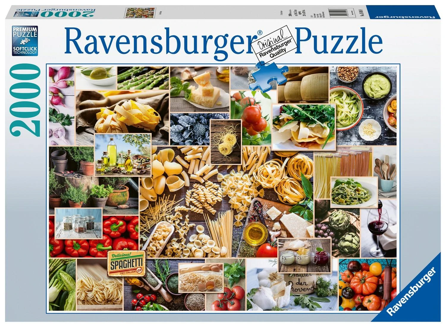 Food Collage 2000 Piece Puzzle - RAVENSBURGER dėlionė