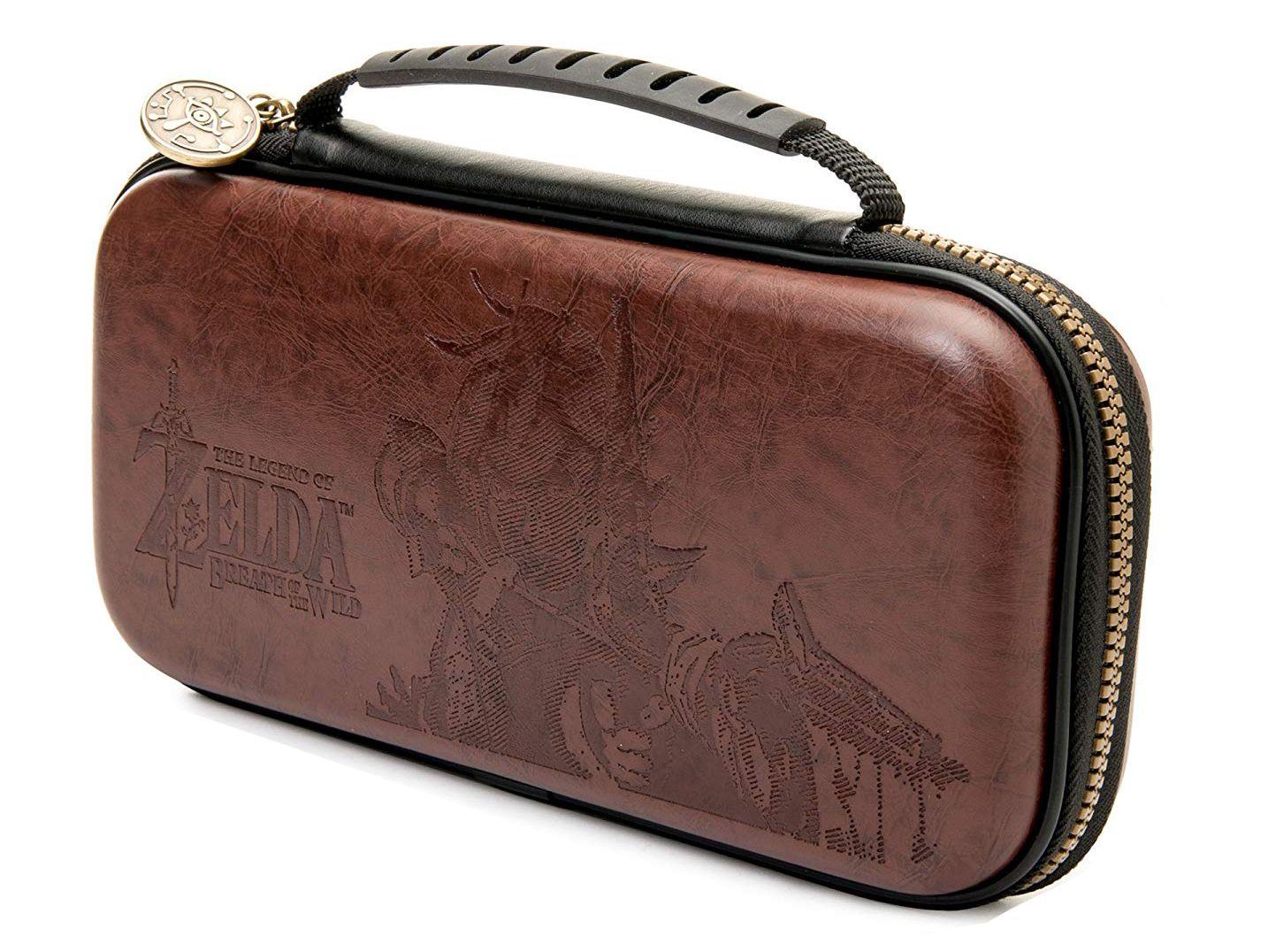 „Nintendo Game Traveler Deluxe“ kelioninis dėklas „Zelda Breath of the Wild Brown“.