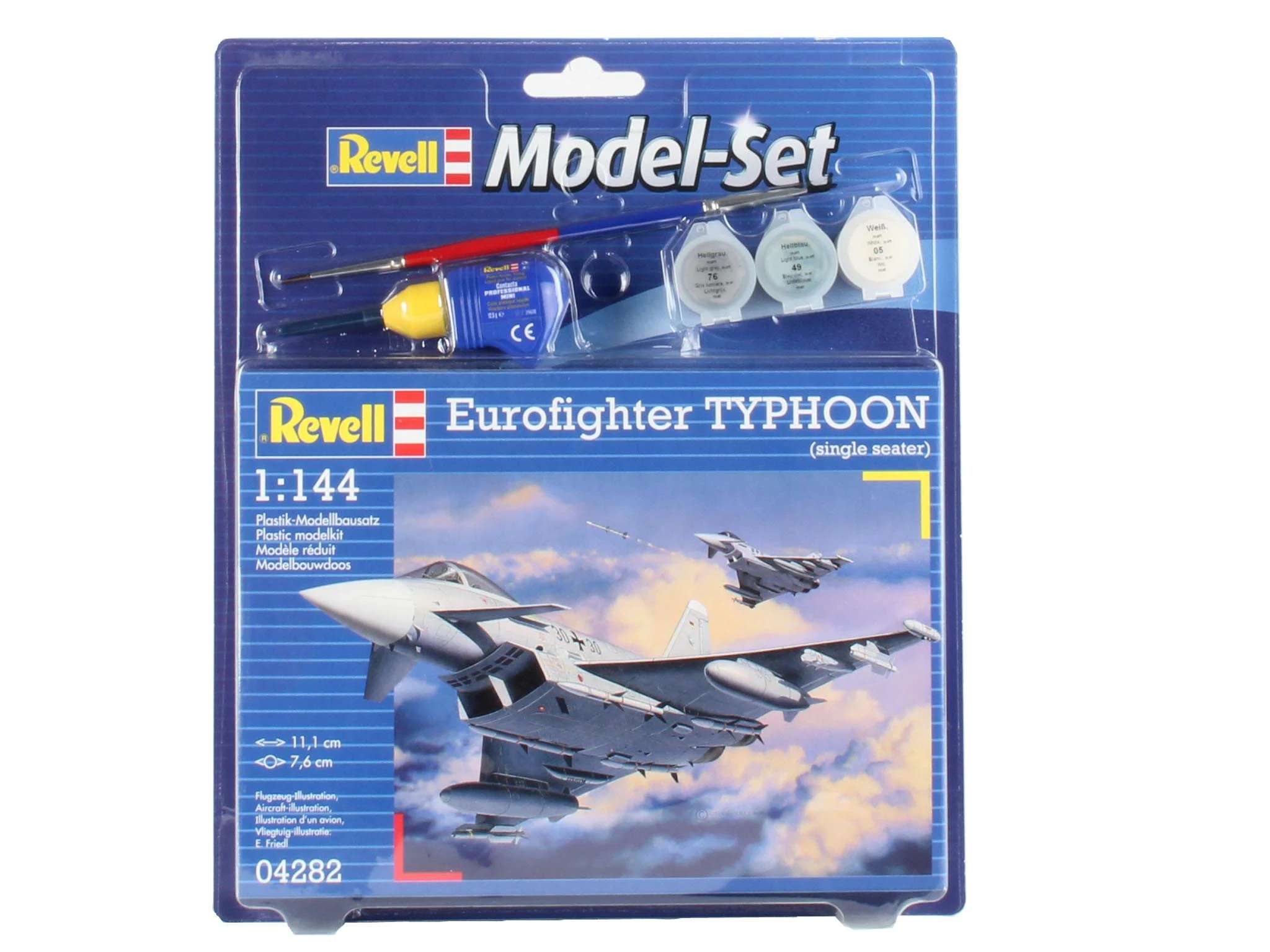 Revell lėktuvas modelis set - eurofighter typhoon