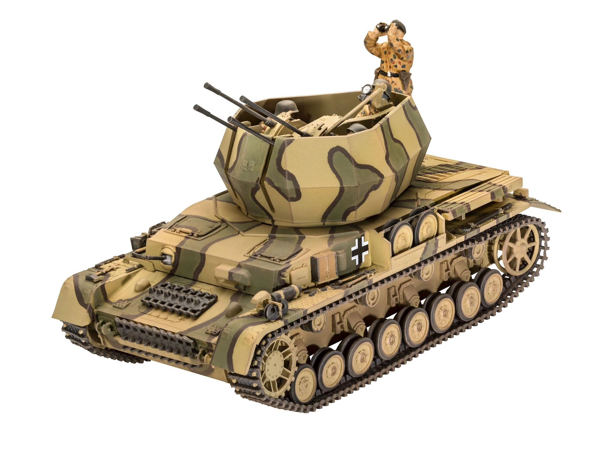 Revell Flakpanzer IV Wirbelwind - PLASTIKINIS modeliavimo rinkinys