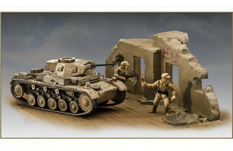 Revell PzKpfw II Ausf. F - PLASTIKINIS modeliavimo rinkinys