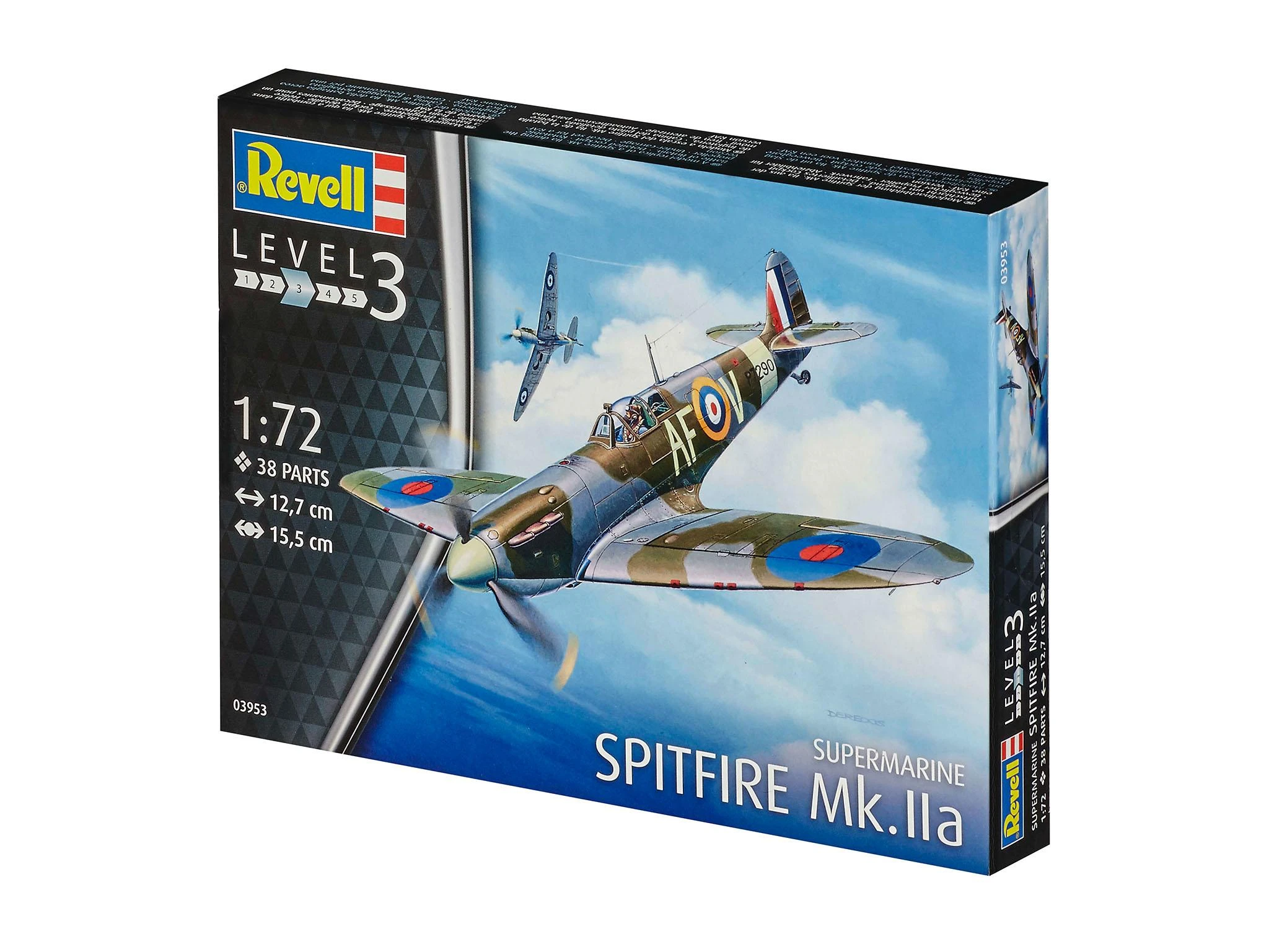 Revell Supermarine Spitfire Mk.IIa 1/72 plastikinis surinkimo rinkinys