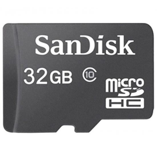 Atminties kortelė SanDisk Micro SDHC 32GB + SD adapteriai; EAN: 619659066918