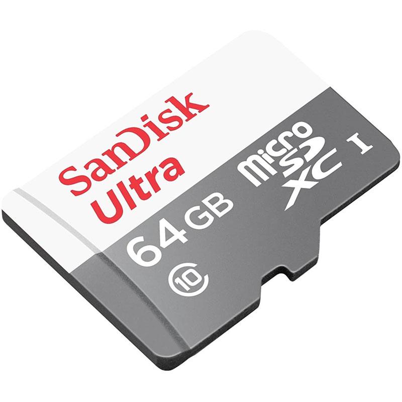 SANDISK 64GB Micro SD atminties kortelė, U1