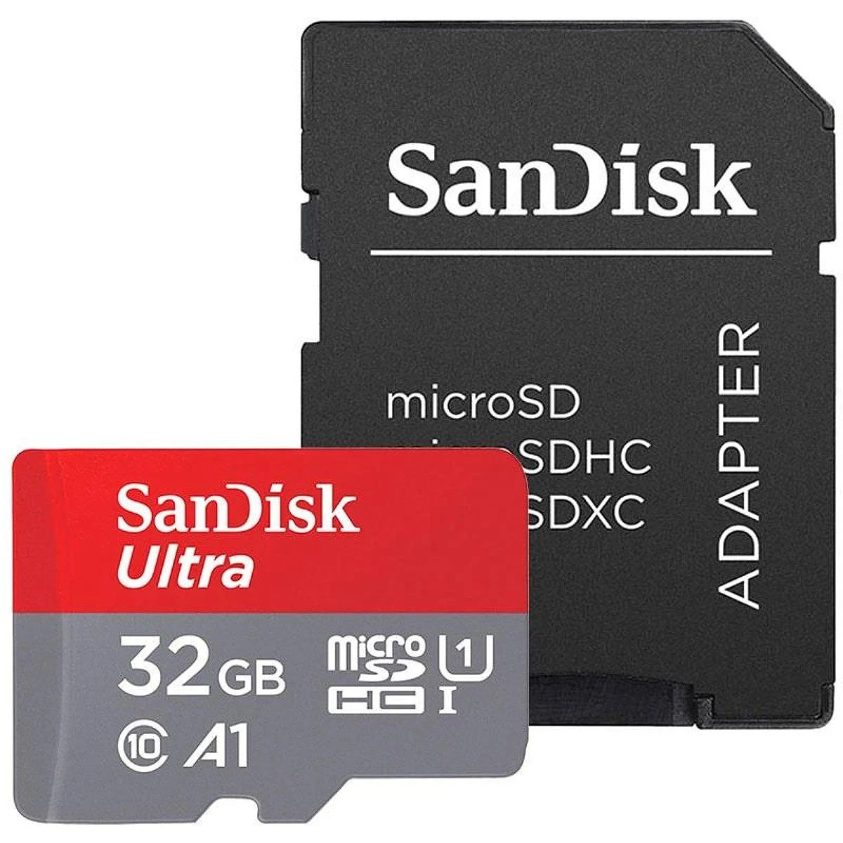 Atminties kortelė SanDisk Ultra microSDHC UHS-I, 32 GB aprašymas - Prekės nuotrauka