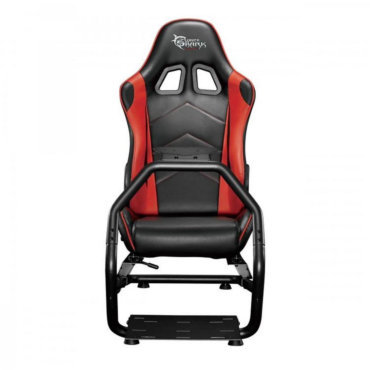 Žaidimų kėdė lenktynėms White Shark King of Speed Racing simulation cockpit