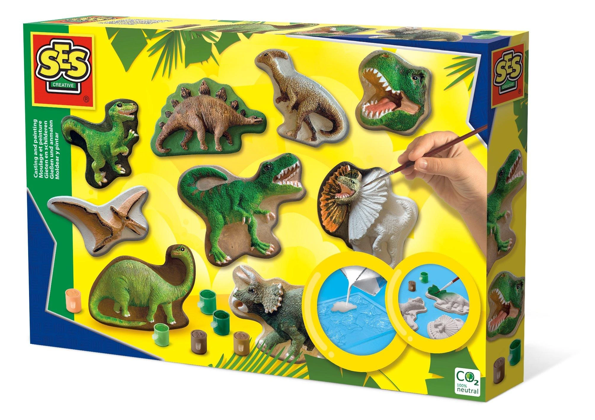 SES Kūrybinis rinkinys: Gipsiniai dinozaurai