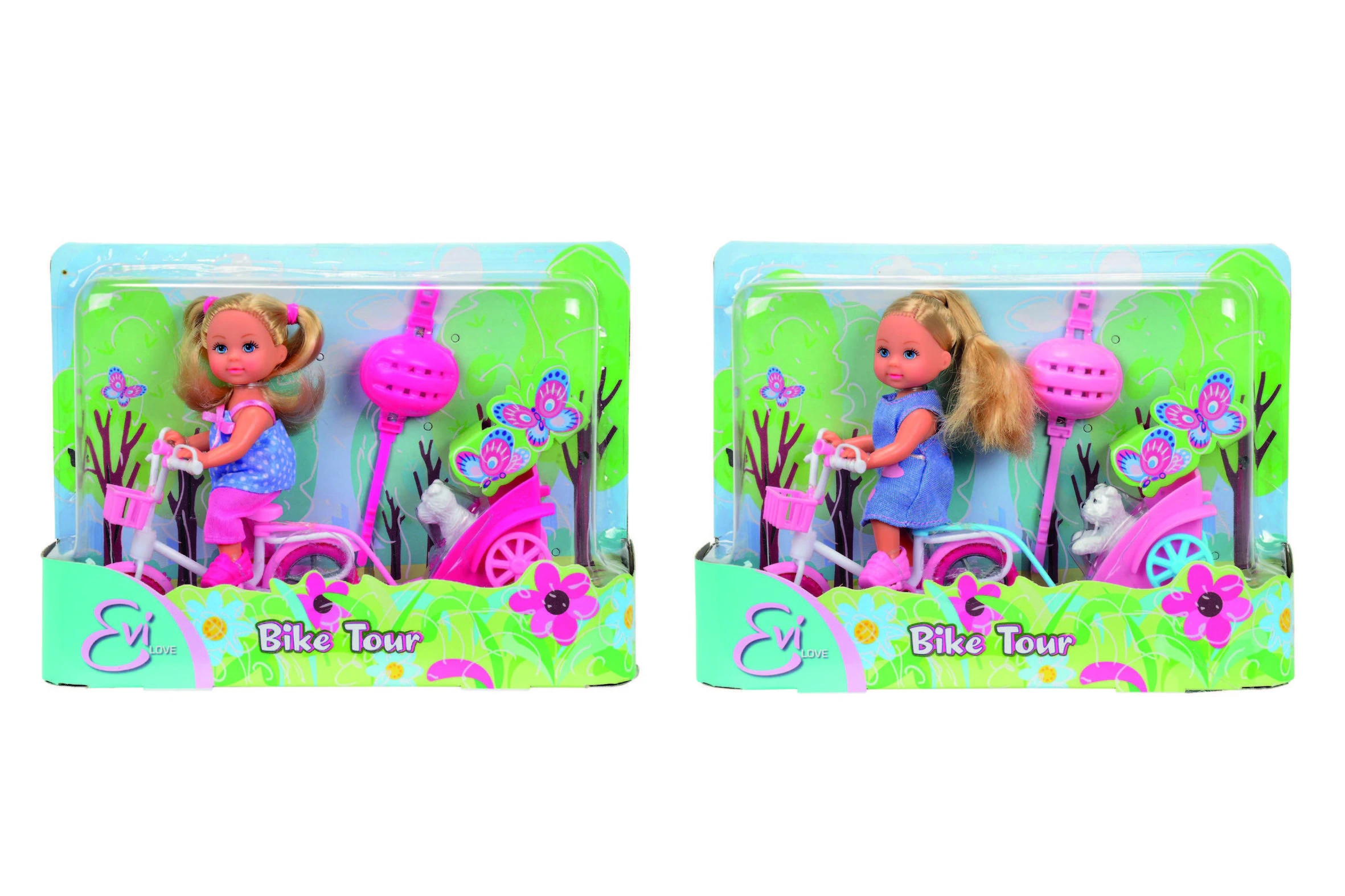 Lėlė – vaikas Simba Evi with a Bike 105730783, 12 cm