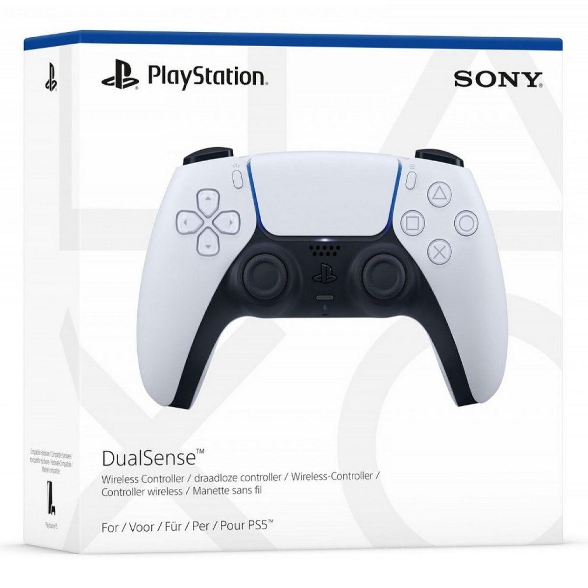 Žaidimų pultas SONY DualSense PlayStation 5, Bluetooth, baltas/juodas