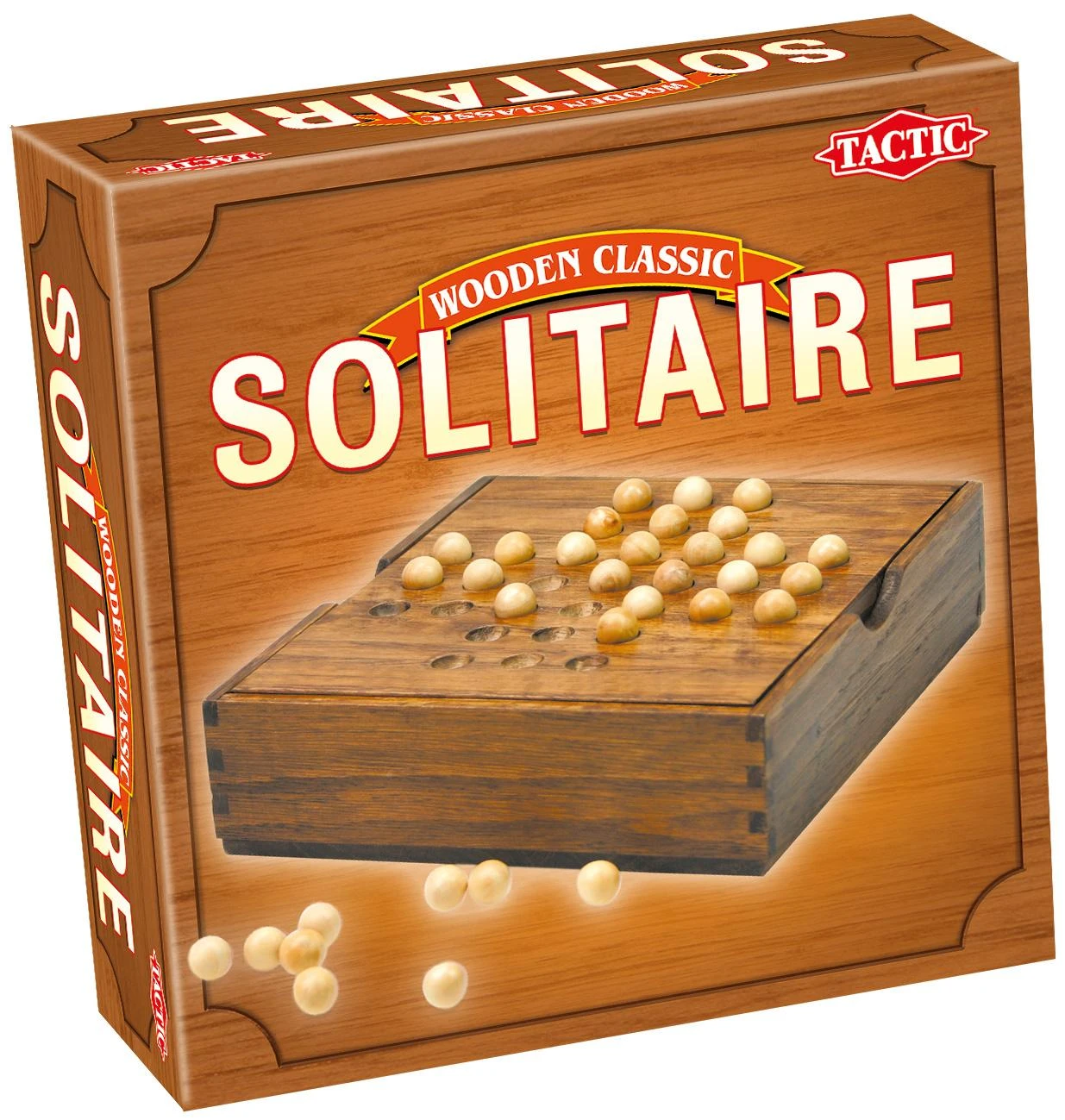 „Tactic Wooden Classic Solitaire“ – 14025