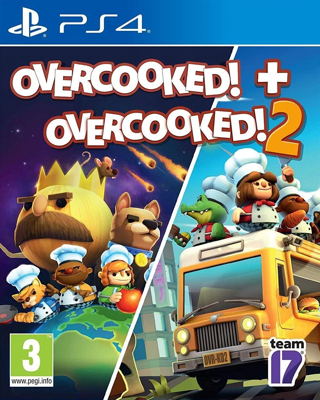 Overcooked Team17 Perkepta! + Perkepta! 2 PS4