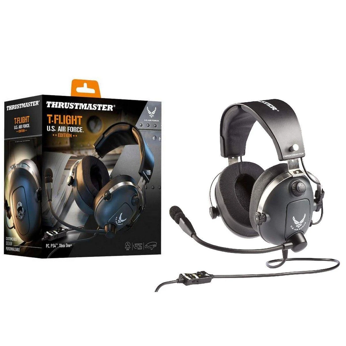 Žaidimų Ausinės Thrustmaster T.Flight U.S. Air Force Edition (PS4/XBOX One/PC)