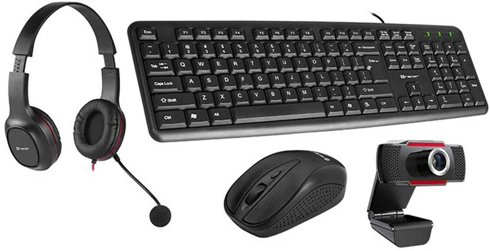 TRACER 4w1 Multi-Office Set klaviatūra Pelės kilimėlis heapdhones