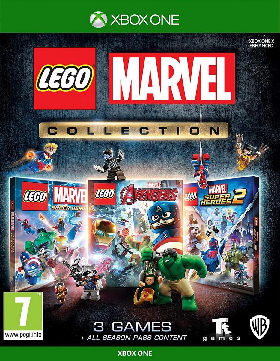 XBOX One LEGO Marvel kolekcija, įskaitant. Keršytojai, super herojai ir super herojai 2